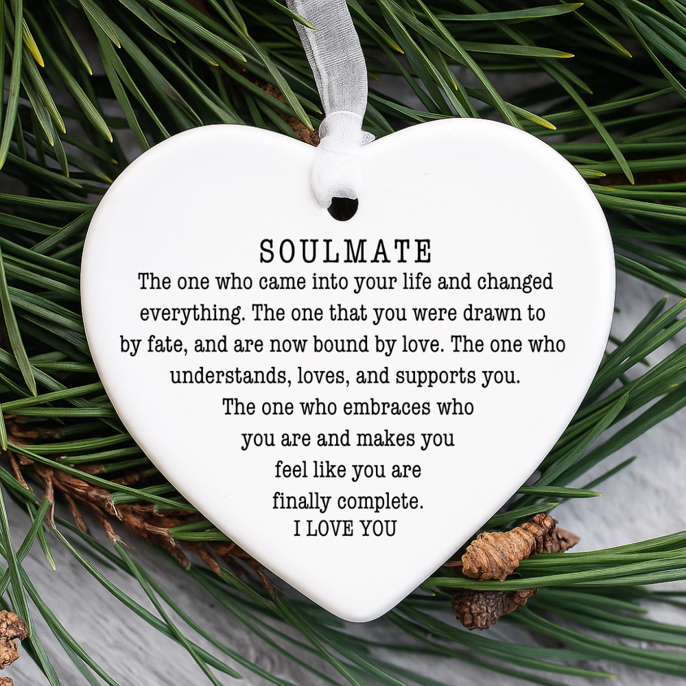 To  My Soulmate Ornament