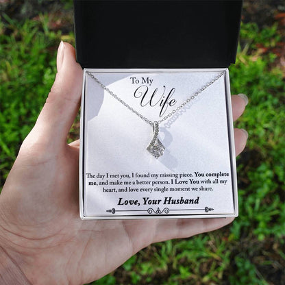 To My Wife  Alluring Beauty Necklace From Husband