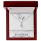 To My Wife  Alluring Beauty Necklace From Husband