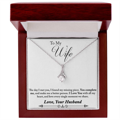 To My Wife  Alluring Beauty Necklace From Husband