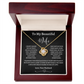 To My Beautiful Wife Love Knot Necklace