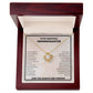 To My Beautiful Granddaughter | Always Be Brave And Strong | Love Knot Necklace
