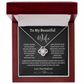 To My Beautiful Wife Love Knot Necklace