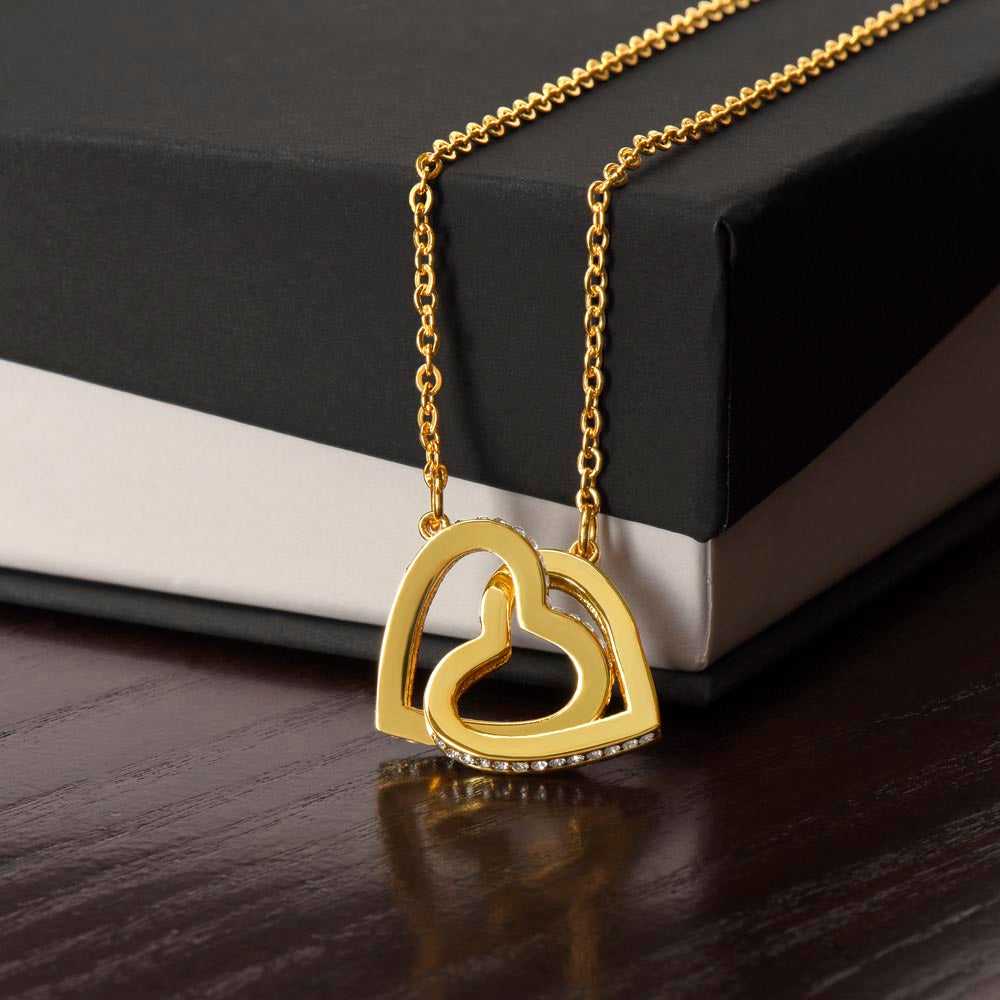 Perfect Gift For Someone Special Interlocking Heart Necklace