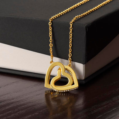 Perfect Gift For Someone Special Interlocking Heart Necklace