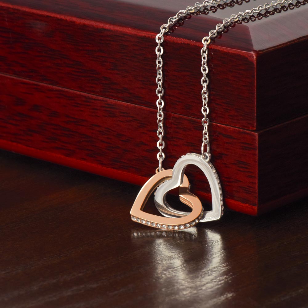 Perfect Gift For Someone Special Interlocking Heart Necklace