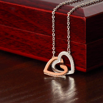Perfect Gift For Someone Special Interlocking Heart Necklace