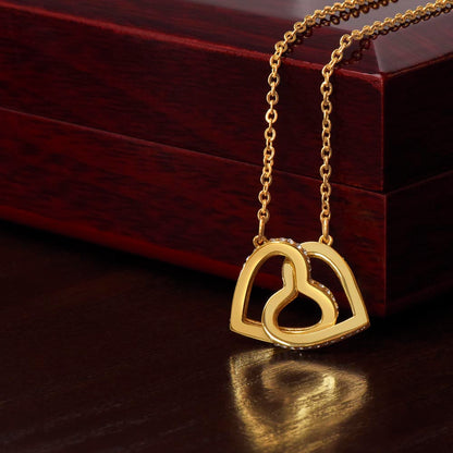 Perfect Gift For Someone Special Interlocking Heart Necklace