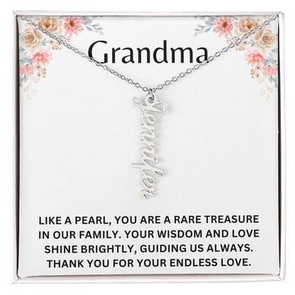 To Grandma Multiple Custom Name Necklace