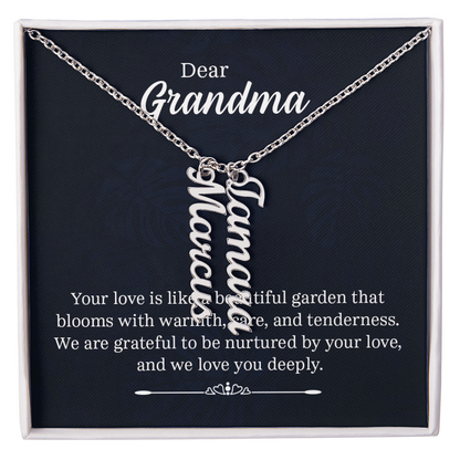 Grand Kids Name Necklace