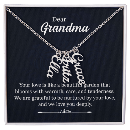 Grand Kids Name Necklace