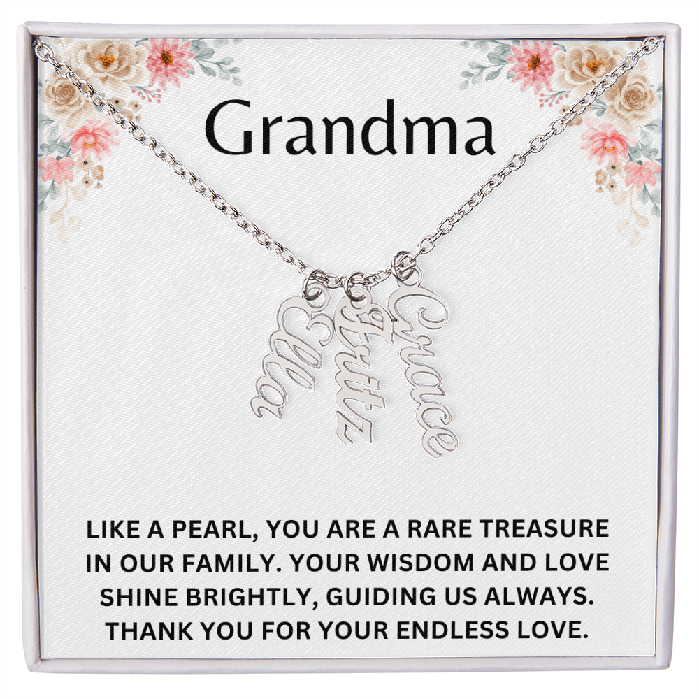 To Grandma Multiple Custom Name Necklace