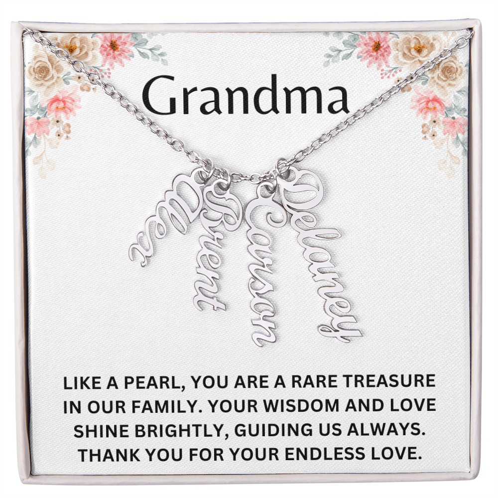 To Grandma Multiple Custom Name Necklace