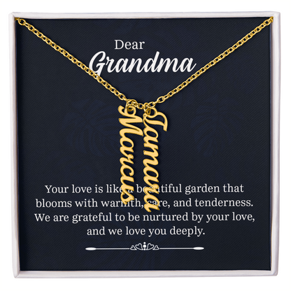 Grand Kids Name Necklace