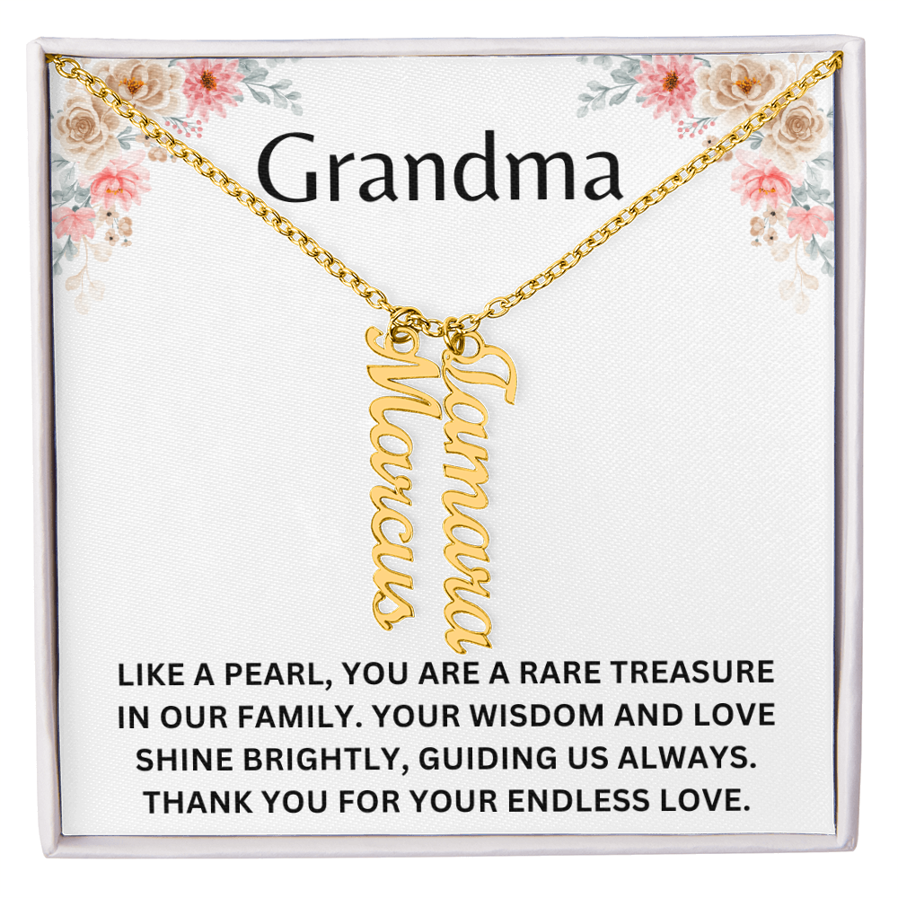 To Grandma Multiple Custom Name Necklace