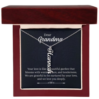 Grand Kids Name Necklace