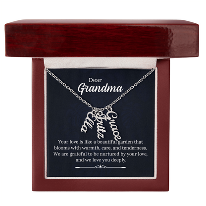 Grand Kids Name Necklace