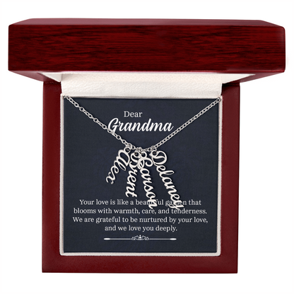 Grand Kids Name Necklace