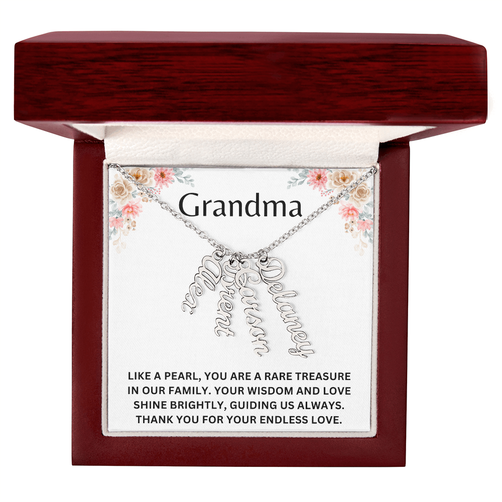 To Grandma Multiple Custom Name Necklace