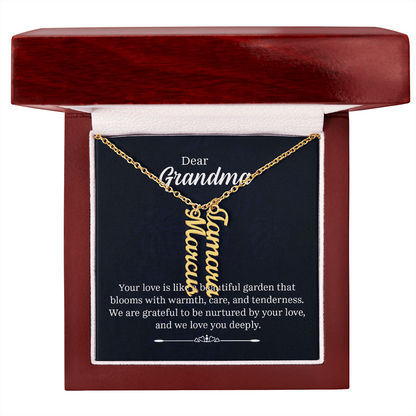 Grand Kids Name Necklace