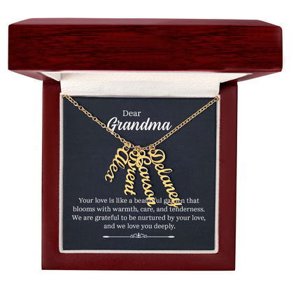 Grand Kids Name Necklace