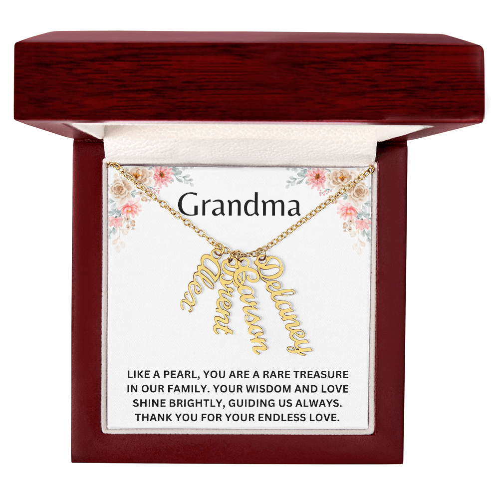 To Grandma Multiple Custom Name Necklace