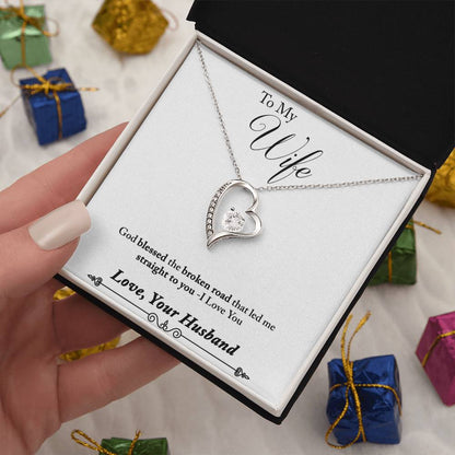 To Wife Forever Love Necklace From Husband