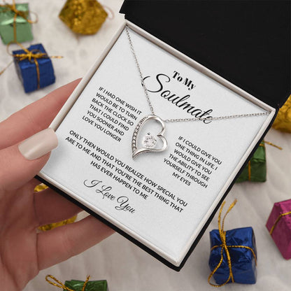 To My Soulmate Forever Love Necklace
