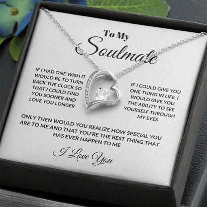 To My Soulmate Forever Love Necklace