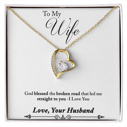 To Wife Forever Love Necklace From Husband