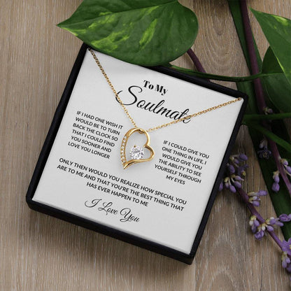 To My Soulmate Forever Love Necklace